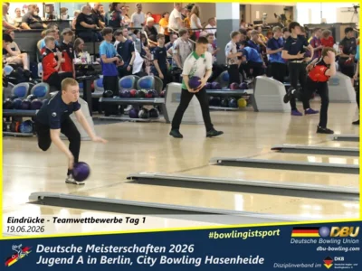 Foto des Albums: Fotoalbum 8: Deutsche Meisterschaften 2026 der Jugend A (U18) in Berlin, City Bowling Hasenheide