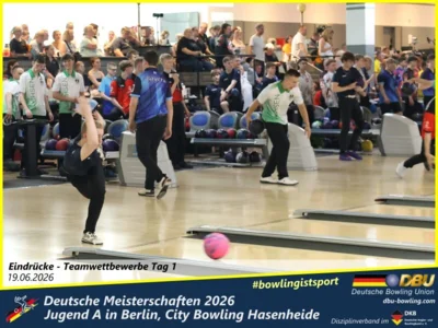 Foto des Albums: Fotoalbum 8: Deutsche Meisterschaften 2026 der Jugend A (U18) in Berlin, City Bowling Hasenheide