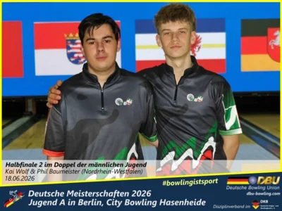 Foto des Albums: Fotoalbum 6: Deutsche Meisterschaften 2026 der Jugend A (U18) in Berlin, City Bowling Hasenheide