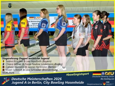 Foto des Albums: Fotoalbum 6: Deutsche Meisterschaften 2026 der Jugend A (U18) in Berlin, City Bowling Hasenheide
