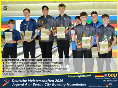 Foto des Albums: Fotoalbum 6: Deutsche Meisterschaften 2026 der Jugend A (U18) in Berlin, City Bowling Hasenheide