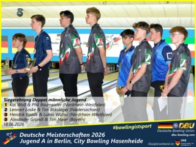 Foto des Albums: Fotoalbum 6: Deutsche Meisterschaften 2026 der Jugend A (U18) in Berlin, City Bowling Hasenheide