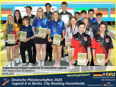 Foto des Albums: Fotoalbum 6: Deutsche Meisterschaften 2026 der Jugend A (U18) in Berlin, City Bowling Hasenheide