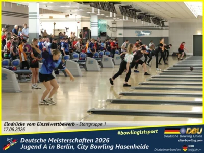 Foto des Albums: Fotoalbum 3: Deutsche Meisterschaften 2026 der Jugend A (U18) in Berlin, City Bowling Hasenheide