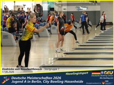 Foto des Albums: Fotoalbum 3: Deutsche Meisterschaften 2026 der Jugend A (U18) in Berlin, City Bowling Hasenheide