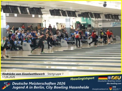 Foto des Albums: Fotoalbum 3: Deutsche Meisterschaften 2026 der Jugend A (U18) in Berlin, City Bowling Hasenheide