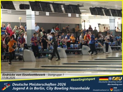 Foto des Albums: Fotoalbum 3: Deutsche Meisterschaften 2026 der Jugend A (U18) in Berlin, City Bowling Hasenheide