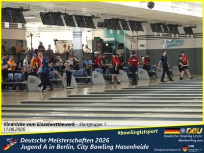 Foto des Albums: Fotoalbum 3: Deutsche Meisterschaften 2026 der Jugend A (U18) in Berlin, City Bowling Hasenheide