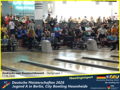 Foto des Albums: Fotoalbum 3: Deutsche Meisterschaften 2026 der Jugend A (U18) in Berlin, City Bowling Hasenheide