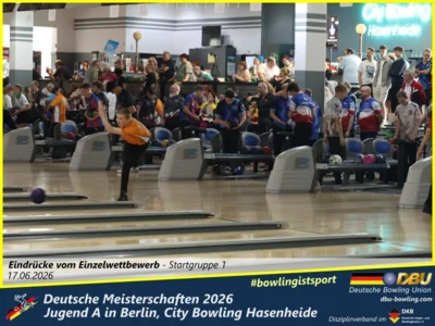 Foto des Albums: Fotoalbum 3: Deutsche Meisterschaften 2026 der Jugend A (U18) in Berlin, City Bowling Hasenheide