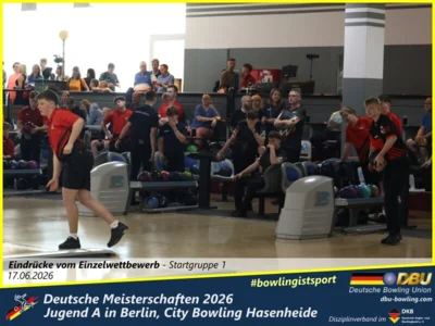 Foto des Albums: Fotoalbum 3: Deutsche Meisterschaften 2026 der Jugend A (U18) in Berlin, City Bowling Hasenheide