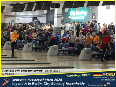 Foto des Albums: Fotoalbum 3: Deutsche Meisterschaften 2026 der Jugend A (U18) in Berlin, City Bowling Hasenheide