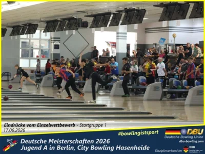 Foto des Albums: Fotoalbum 3: Deutsche Meisterschaften 2026 der Jugend A (U18) in Berlin, City Bowling Hasenheide