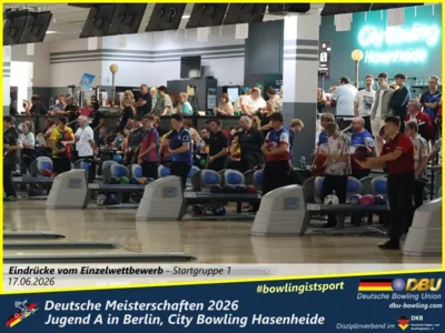 Foto des Albums: Fotoalbum 3: Deutsche Meisterschaften 2026 der Jugend A (U18) in Berlin, City Bowling Hasenheide