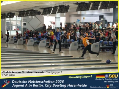 Foto des Albums: Fotoalbum 3: Deutsche Meisterschaften 2026 der Jugend A (U18) in Berlin, City Bowling Hasenheide