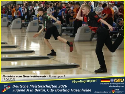 Foto des Albums: Fotoalbum 3: Deutsche Meisterschaften 2026 der Jugend A (U18) in Berlin, City Bowling Hasenheide