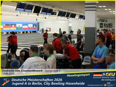 Foto des Albums: Fotoalbum 3: Deutsche Meisterschaften 2026 der Jugend A (U18) in Berlin, City Bowling Hasenheide