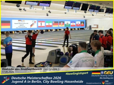 Foto des Albums: Fotoalbum 3: Deutsche Meisterschaften 2026 der Jugend A (U18) in Berlin, City Bowling Hasenheide
