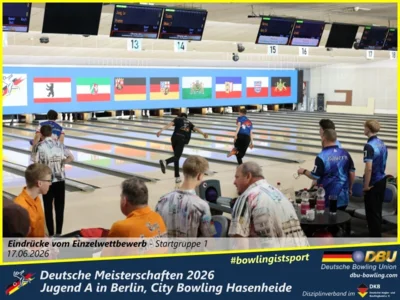 Foto des Albums: Fotoalbum 3: Deutsche Meisterschaften 2026 der Jugend A (U18) in Berlin, City Bowling Hasenheide