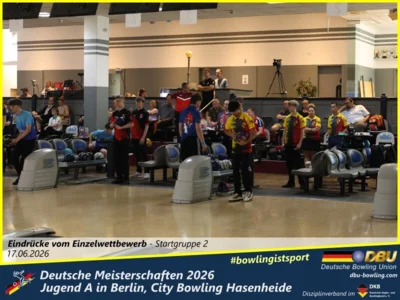 Foto des Albums: Fotoalbum 3: Deutsche Meisterschaften 2026 der Jugend A (U18) in Berlin, City Bowling Hasenheide
