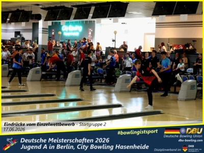Foto des Albums: Fotoalbum 3: Deutsche Meisterschaften 2026 der Jugend A (U18) in Berlin, City Bowling Hasenheide