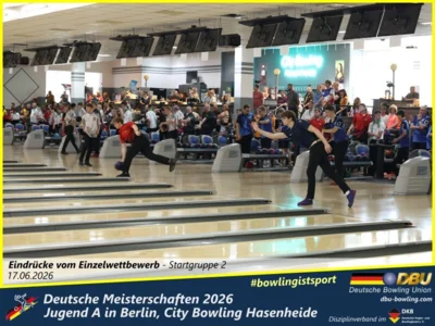 Foto des Albums: Fotoalbum 3: Deutsche Meisterschaften 2026 der Jugend A (U18) in Berlin, City Bowling Hasenheide