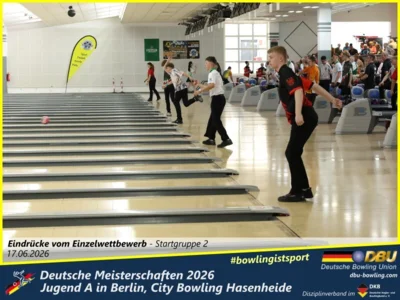 Foto des Albums: Fotoalbum 3: Deutsche Meisterschaften 2026 der Jugend A (U18) in Berlin, City Bowling Hasenheide