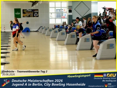 Foto des Albums: Fotoalbum 10: Deutsche Meisterschaften 2026 der Jugend A (U18) in Berlin, City Bowling Hasenheide