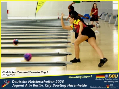 Foto des Albums: Fotoalbum 10: Deutsche Meisterschaften 2026 der Jugend A (U18) in Berlin, City Bowling Hasenheide