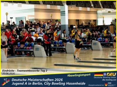 Foto des Albums: Fotoalbum 10: Deutsche Meisterschaften 2026 der Jugend A (U18) in Berlin, City Bowling Hasenheide