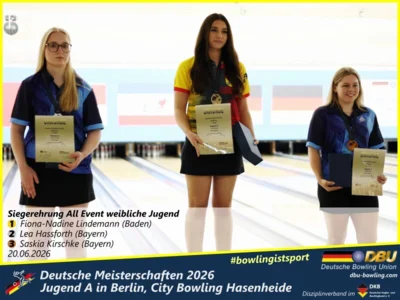 Foto des Albums: Fotoalbum 11: Deutsche Meisterschaften 2026 der Jugend A (U18) in Berlin, City Bowling Hasenheide