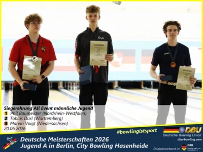 Foto des Albums: Fotoalbum 11: Deutsche Meisterschaften 2026 der Jugend A (U18) in Berlin, City Bowling Hasenheide