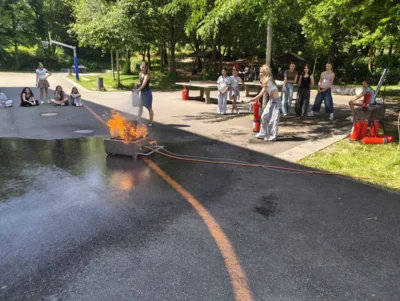 Foto des Albums: Brandschutzausbildung im Ernst Abbe Gymansium