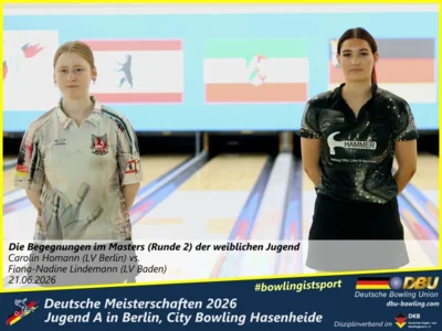 Foto des Albums: Fotoalbum 12: Deutsche Meisterschaften 2026 der Jugend A (U18) in Berlin, City Bowling Hasenheide