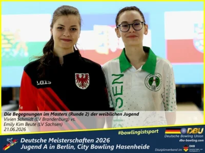 Foto des Albums: Fotoalbum 12: Deutsche Meisterschaften 2026 der Jugend A (U18) in Berlin, City Bowling Hasenheide