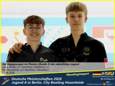 Foto des Albums: Fotoalbum 12: Deutsche Meisterschaften 2026 der Jugend A (U18) in Berlin, City Bowling Hasenheide
