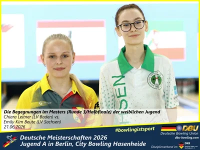 Foto des Albums: Fotoalbum 12: Deutsche Meisterschaften 2026 der Jugend A (U18) in Berlin, City Bowling Hasenheide