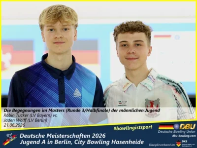 Foto des Albums: Fotoalbum 12: Deutsche Meisterschaften 2026 der Jugend A (U18) in Berlin, City Bowling Hasenheide
