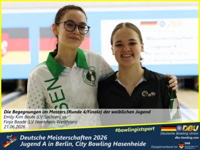 Foto des Albums: Fotoalbum 12: Deutsche Meisterschaften 2026 der Jugend A (U18) in Berlin, City Bowling Hasenheide