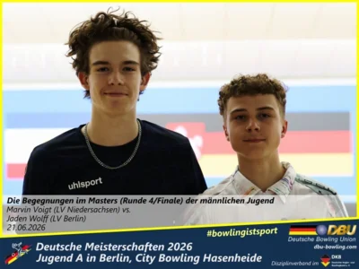 Foto des Albums: Fotoalbum 12: Deutsche Meisterschaften 2026 der Jugend A (U18) in Berlin, City Bowling Hasenheide