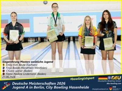 Foto des Albums: Fotoalbum 12: Deutsche Meisterschaften 2026 der Jugend A (U18) in Berlin, City Bowling Hasenheide