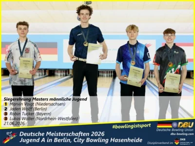 Foto des Albums: Fotoalbum 12: Deutsche Meisterschaften 2026 der Jugend A (U18) in Berlin, City Bowling Hasenheide