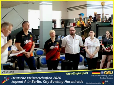 Foto des Albums: Fotoalbum 12: Deutsche Meisterschaften 2026 der Jugend A (U18) in Berlin, City Bowling Hasenheide
