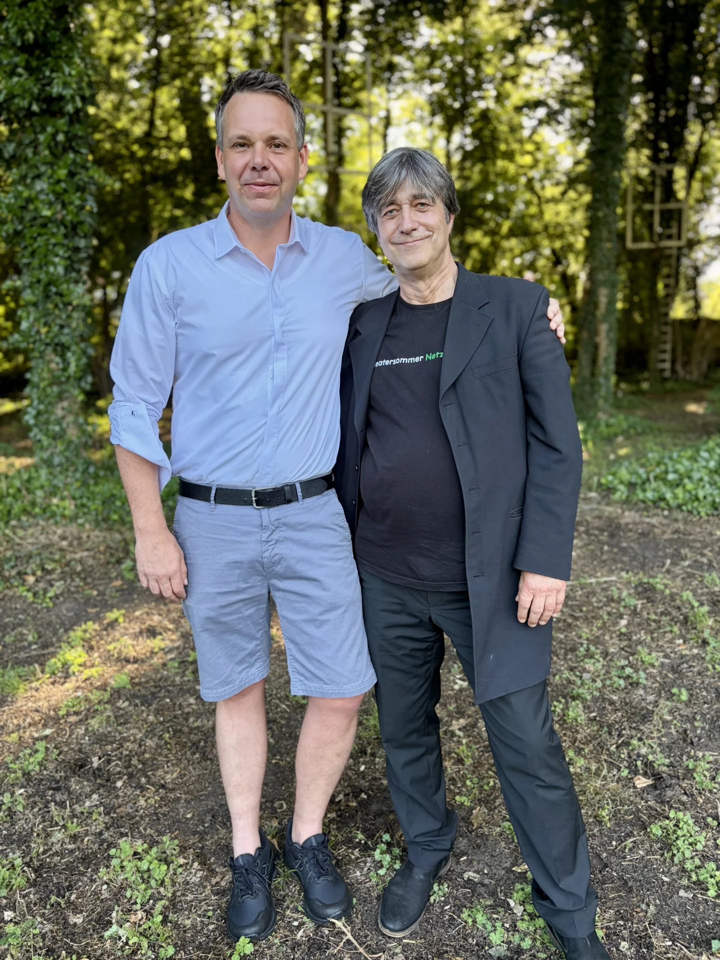 Bild: Amtsdirektor Thomas Kresse (li.) und künstlerischer Leiter von Netzeband Kultur Frank Matthus (re.)