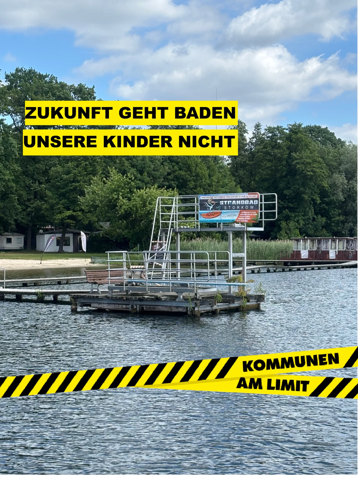 Bild: Freizeiteinrichtungen - Sanierung Sprungturm Strandbad