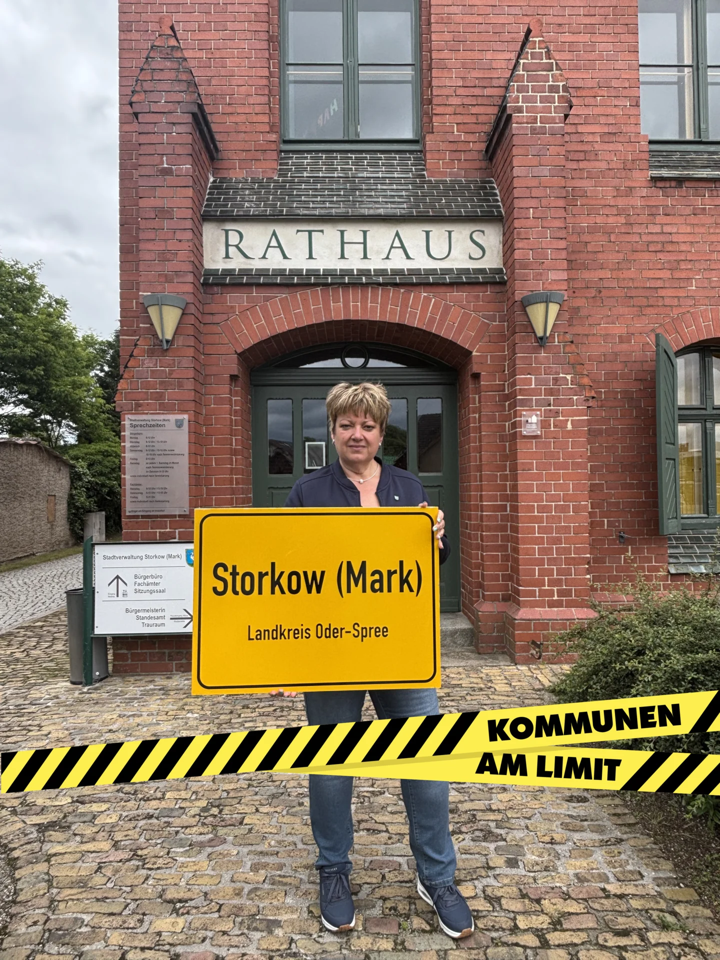 Bild: Anfang - Bürgermeisterin Cornelia Schulze-Ludwig