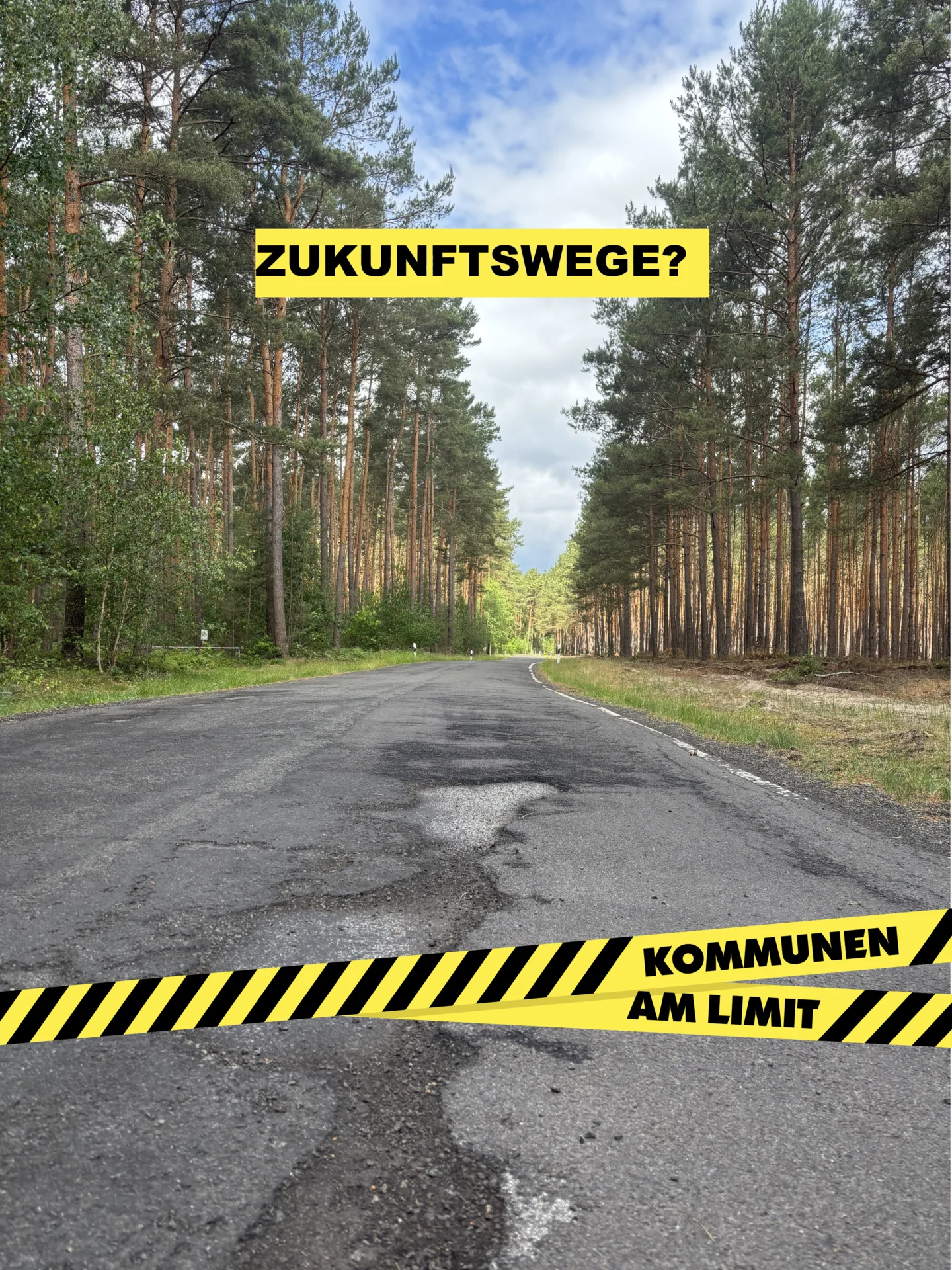 Bild: Sichere Straßen, Wege und Radwege - Ausbau und Sanierung