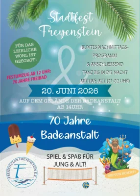 Foto des Albums: 7o Jahre Badeanstalt und Stadtfest 2026
