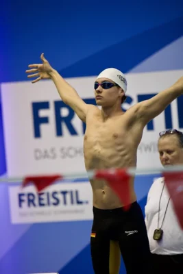 Vorschaubild: Jannes Schmidt (SC Wiesbaden) kurz vor dem Start