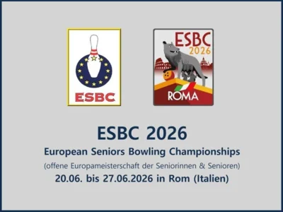 Foto des Albums: Fotoalbum vom European Seniors Bowling Championships (ESBC) 2026 in Rom (Italien)
